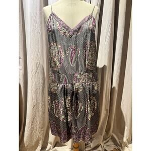 Isabel Marat Toile Silk Dress ( Her Size # 3) Large Unworn !